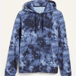 Blue Tie-Dye Hoodie